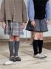 Wtf1291 Calcetines Nuevos de Otoño para Niños Bebé Color Retro con Pies Tela Etiqueta Protector de Pantorrilla Estilo Princesa