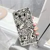 Estilo Urbano Americano Ins Ilustración Line Art Funda para Teléfono Iphone17 Silicona Mate Apple 18Pro Cubierta Protectora Personalizada