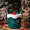 Cajas de Manzana Navideñas Nuevas en Stock, Cajas de Regalo de Fruta para Nochebuena, Empaques de Regalo Navideños, Cajas de Muñeco de Nieve Navideño