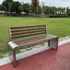 Sillas de Parque, Bancos Exteriores de Acero Inoxidable, Taburetes de Madera Plástica Anticorrosión de Arte en Hierro, Bancos Exteriores Comunitarios, Venta de Liquidación de Asientos para Centros Comerciales