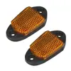 Nº 9 Scooter Elétrica Refletores Lado Esquerdo e Direito Scooter Maxg2 Carcaça Refletora de Aviso Noturno Acessórios de Adesivo Refletor