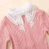 Nuevos Accesorios de Pajarita Bordada Soluble en Agua Cuello Falso para Camisa de Mujer Cuello de Encaje Cuello Falso Calado