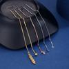 Pendientes de plata de ley S925 con forma de chinchetas, chapados en oro, hechos a mano, productos semiacabados, venta al por mayor