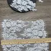 Ribete de encaje de pestañas de algodón brocado de 6 cm del fabricante, ribete de encaje de hilo de hoja para lencería, vestidos caseros y ropa