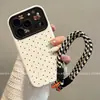 Adecuado para fundas de teléfono Apple 18 Pro Max y iPhone 18 Pro, con un diseño creativo de cordón, protección contra caídas y un lindo patrón de estrellas y osos