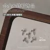 Joias para Nail Art Zircônia Laço Sino Pérola Liga Laço de Gravata Laço de Fita Zircônia Decoração de Unha 1 Peça