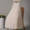 Falda de Malla de Gama Alta Falda de Gasa para Danza Cuadrada Falda de Baile con Gran Oscilación de 720 Grados Aspecto Adelgazante Foto de Performance de Baile Falda Larga