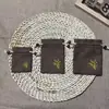 Bolsa de Lino Fino con Cordón para Joyería, Bolsa de Algodón y Lino con Cordón para Guardar Nueces y Cuentas Budistas