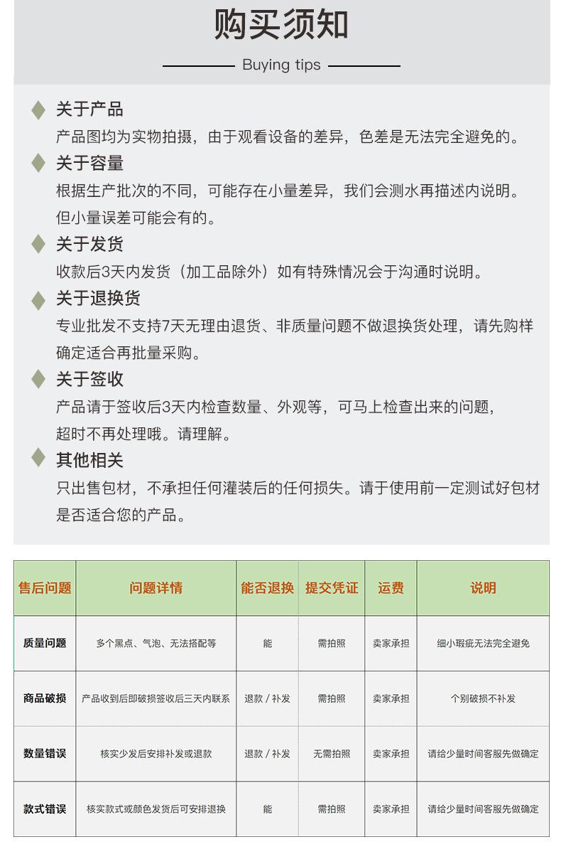 购买须知