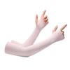 Novas mangas de protetor solar atualizadas Cool Ice Sleeves Mulheres mangas de dedo enrolado UV-resistente UV-resistente ao ar livre equitação mangas de seda de gelo