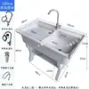 Fregadero de lavandería de piedra de cuarzo para balcón, lavabo doméstico con tabla de lavar de mármol integrada, fregadero de lavandería para patio exterior