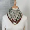Novo Cachecol Quente Cachecol Lenço Quadrado Fivela Magnética Cachecol Triângulo Cachecol de Algodão Moda Versátil Sensação de Luxo