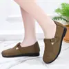 Zapatos de Tela del Viejo Pekín, Zapatos Casuales de Moda con Suela Plana para Primavera y Otoño, Zapatos Antideslizantes para Mujeres de Mediana Edad y Mayores, Zapatos Birkenstock de Suela Blanda