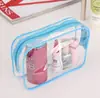 Saco de embalagem para suprimentos de gel de banho de PVC bolsa de mão transparente para shampoo bolsa de acabamento cosmético saco com zíper de plástico