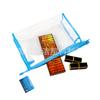 Bolsa de embalaje profesional de PVC Bolsa de costura de PVC Bolsa tridimensional con cremallera para cosméticos Bolsa de embalaje para artículos de tocador
