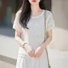 Camiseta de Ganchillo Hueca de Punto de Manga Corta Amarilla para Mujer, Nuevo Estilo Temporada de Verano J 2026, Top Elegante con Lentejuelas