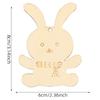 Huevos de Madera de Pascua con Cuerda de Cáñamo Decoración de Fiesta Navideña Colgante Artesanías con Virutas de Madera DIY para Niños Hogar