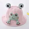 Gorro para Bebé 2023 Primavera y Otoño Sombrero de Pescador Rana para Niños Sombrero de Cubo Delgado Sombrero Lindo con Protección Solar para Niños