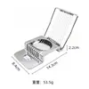 Fatiador de Ovos de Aço Inoxidável 304 Ferramenta de Fio Gadget de Cozinha Divisor de Corte de Ovos Fatiador Manual Multifuncional