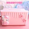 Caja de Papel Toalla de Papel Rectangular de Plástico de Dibujos Animados para Escritorio de Dormitorio de Niña, Creativa, Linda