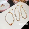 ¡Resplandor de Luna! Pulsera de Perlas con Flor de Circonita Estilo Francés, Sensación de Lujo Ligero y Alta Gama, Accesorio de Mano Versátil Vintage