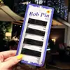 Grampo de Cabelo Aço Clipe Acessório de Cabelo Preto Presilha para Lado Grossa Clipe para Franja Modelagem de Cabelo Fixação Clipe de Cabelo