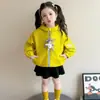 Nuevo Abrigo con Capucha de Moda para Niñas Primavera y Otoño 2026 Ropa Exterior Elegante para Bebés y Niñas