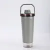 Copo Isolado a Vácuo de Aço Inoxidável 304 para Uso Transfronteiriço, Copo Misturador Portátil Grande Capacidade para Fitness, Copo de Água Esportivo Portátil para Exterior