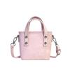 Nicho Ins Moda Bolsa Nova 2024 Primavera e Verão Moda Simples Casual Ombro Crossbody Bucket Bag para Mulheres