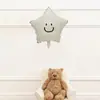 Pegatinas de Globo con Cara Sonriente de Papel de Aluminio en Forma de Corazón Flotando en el Aire Decoración de Cumpleaños Accesorios para Fotos de Fiesta Arreglo de Escena Creativo