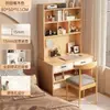 Mesa Integrada de Escritorio y Librero, Escritorio de Computadora para el Hogar, Mesa de Estudio de Escritorio para Habitación de Estudiante, Escritorio Infantil de Escritura, Mesa para Sala de Estudio