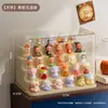 Caixa de Exibição para Armazenamento de Blind Box Star Person Transparente à Prova de Poeira Armário de Armazenamento Pop Mart Caixa de Armazenamento de Figuras de Grande Capacidade