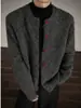 Cárdigan Chaqueta de Punto Estilo Old Money para Hombres Modernos, Gama Alta, Fresco y Casual, Estilo Neutro, Adecuado para Usar en Capas, Tejido