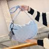 Primavera nueva moda versátil estilo coreano bolso de mano a cuadros para toalla de gran capacidad celebridad de internet bolso de hombro bandolera para mujer