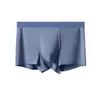 Calzoncillos tipo bóxer para hombre de los 80 de Modal, Seda de Morera, Antibacterianos, Sin Costuras, Transpirables, Pantalones Cortos de Ropa Interior Deportiva para Hombre