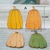 Colgante de Calabaza para Festival de la Cosecha de Acción de Gracias de Madera Ocre Creativo Astillas de Madera Material de Bricolaje para Niños Decoración de Marcador de Página para Álbum de Fotos