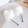 Fita de Cabeça com Orelhas de Gato de Celebridade da Internet Raposa Brilhante Headband Pelúcia Coreana Grampo Fofo Acessórios de Cabelo para Foto de Live Show