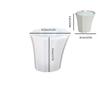 Molde de Silicona para Maceta de Flor de Jarrón Redondo DIY Copa para Vela de Aromaterapia Yeso Cemento Almacenamiento de Pegamento Resina Herramienta Abrasiva