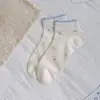 Calcetines Elegantes de Encaje para Mujer, Calcetines Cortos Finos de Verano, Calcetines de Tubo Corto Transpirables de Malla Hueca, Calcetines para Mujer de Estilo Coreano con Lunares para Verano