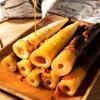 Brotos de bambu descascados à mão por celebridade da internet, brotos de bambu puxados à mão prontos para comer, sopa velha picante, brotos de bambu descascados à mão e rasgados à mão, brotos de bambu em picles de pimenta, brotos de bambu