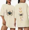Comercio Exterior Tops para Mujer Comercio Electrónico Transfronterizo Amazon Camiseta de Algodón Estampada a Color