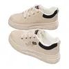 Zapatillas Blancas Populares de Suela Gruesa para Mujer, Novedad Primavera 2026 Estilo Coreano Ins Versátiles Casuales Deportivas para Estudiantes