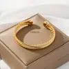 [Fábrica de Origen] Pulsera de Joyería Estilo Ins Europeo y Americano Retorcido Francés Venta al por Mayor Transfronteriza Celebridad de Internet Nicho