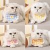 Nuevos Suministros para Mascotas Ins Cachorro Lindo Cuadros Florales Babero Toalla de Saliva para Mascotas Babero para Cuello de Gato