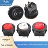 Interruptor Pequeno Redondo em Forma de Barco Kcd 0,55kg Dois Pinos Abertura 15mm Interruptor Pequeno para Ventilador Máquina-Ferramenta Lâmpada Abajur
