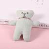 Accesorios de ropa de dibujos animados DIY felpa lindo oso de una pieza accesorios de cuerda para mascotas niños cara sonriente accesorios de ropa al por mayor