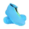 Cubrezapatos Impermeables para Lluvia con Cremallera, Antideslizantes, Engrosados, Suelas Resistentes al Desgaste, Cubrezapatos de Silicona Unisex para Talleres Libres de Polvo