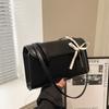 2025 Nuevo Bolso Baguette de Hombro Único con Lazo Estilo Ballet Francés, de Alta Gama, Versátil, de Mano, para Axila para Mujer