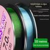 Dongxu fábrica de equipamentos de pesca linha de pesca linha principal sub-linha 120 metros linha de ponto camuflagem invisível super linha de pesca de nylon elástico