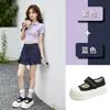 Zapatos Mary Jane con Suela de Espuma y Velcro para Mujer 2026 Verano Nuevo Estilo Dedo Gordo Deportivos Blancos Planos Versátiles Casuales